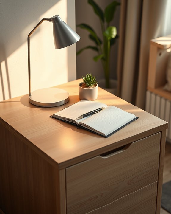 nightstand desk transformation tips