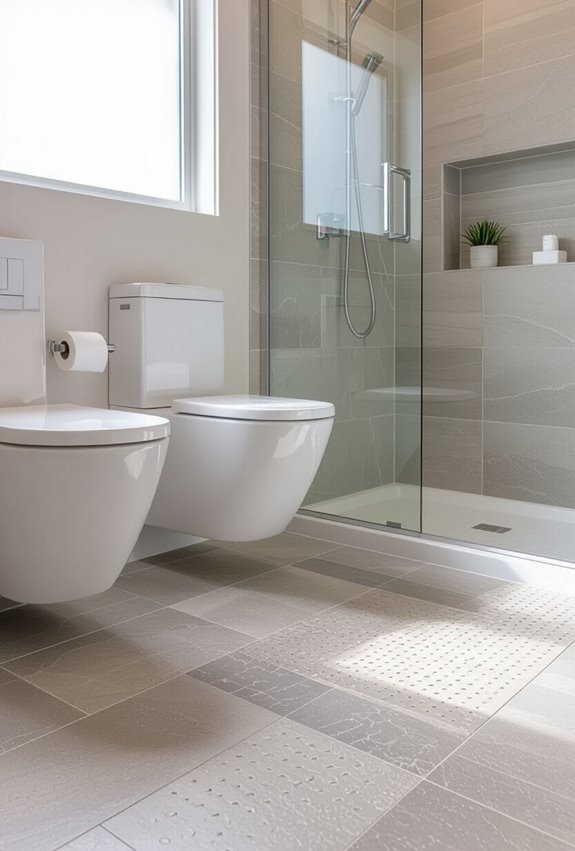 non slip heated textured flooring