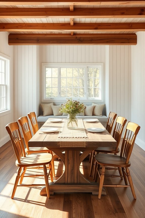 nostalgic farmhouse dining charm