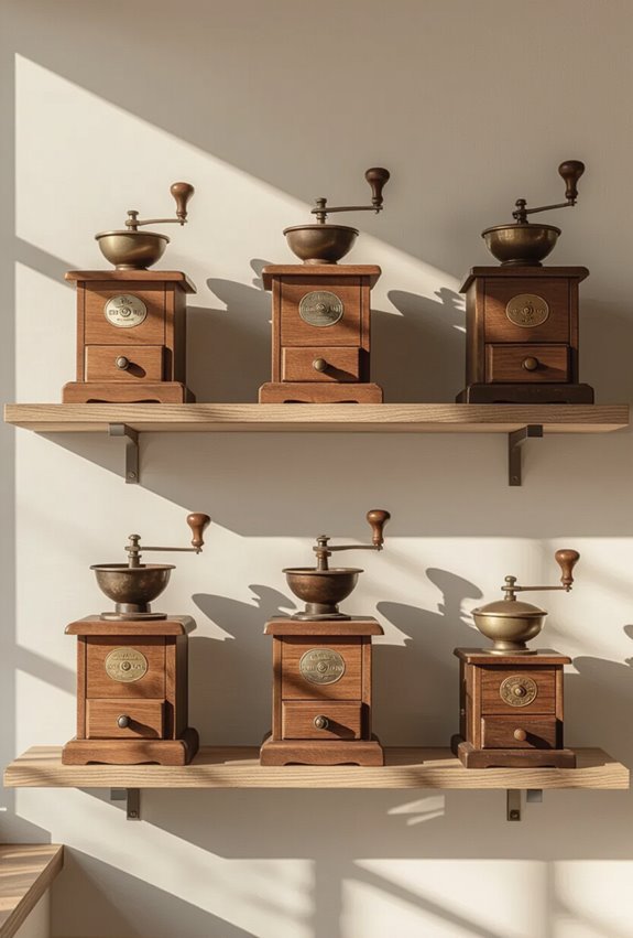 nostalgic restored vintage grinders