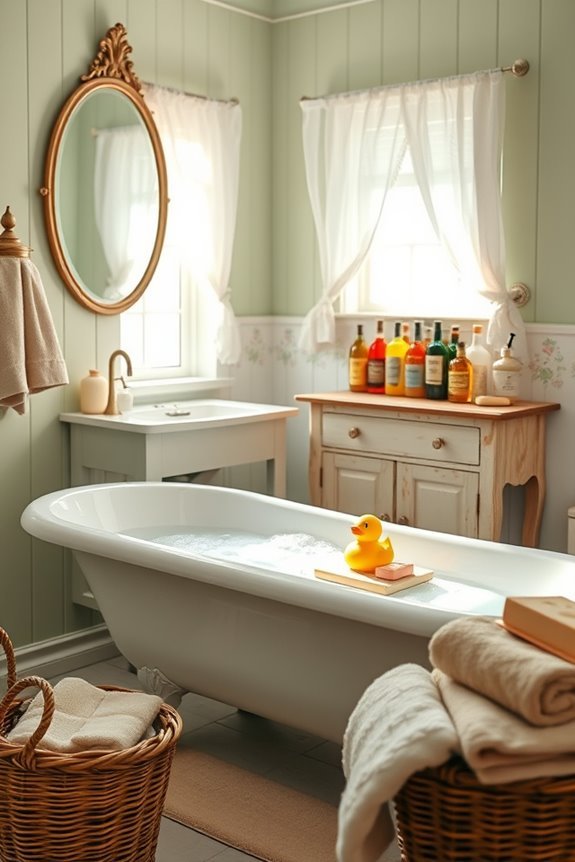 nostalgic retro bathroom essentials