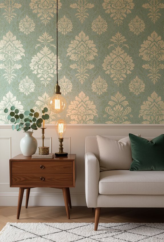 nostalgic vintage floral accent