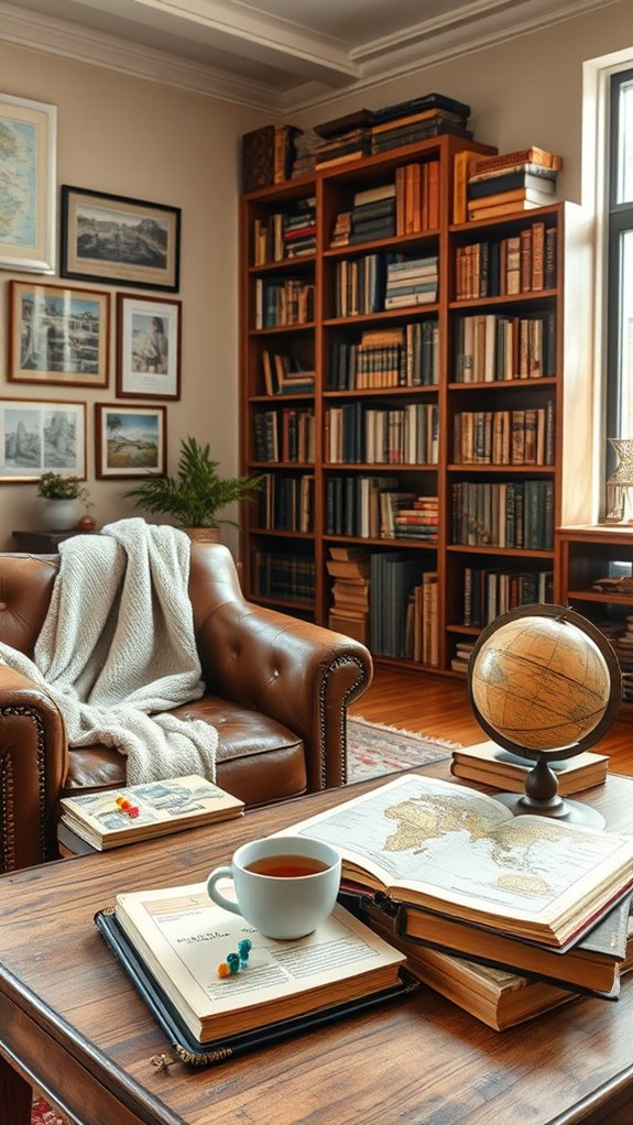 nostalgic vintage travel decor