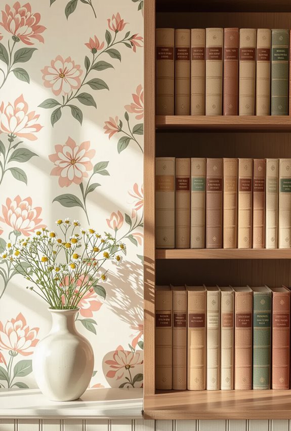 nostalgic warm vintage floral