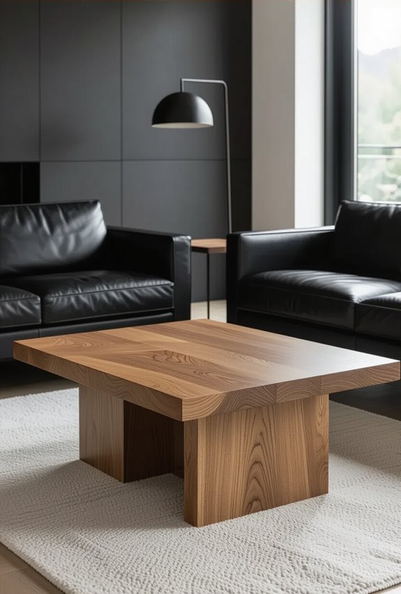 oak grain meets black