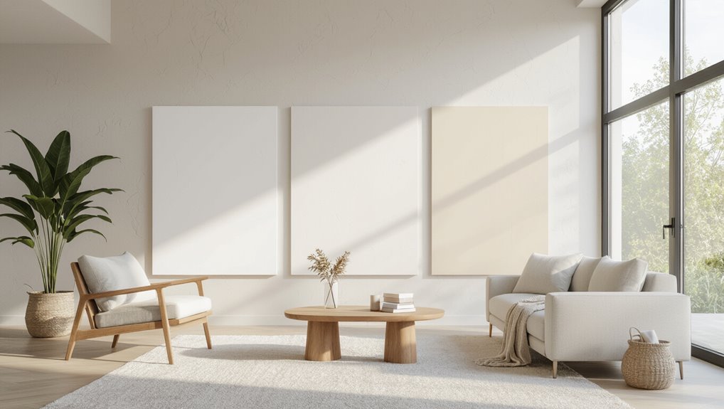 observe paint samples extensively
