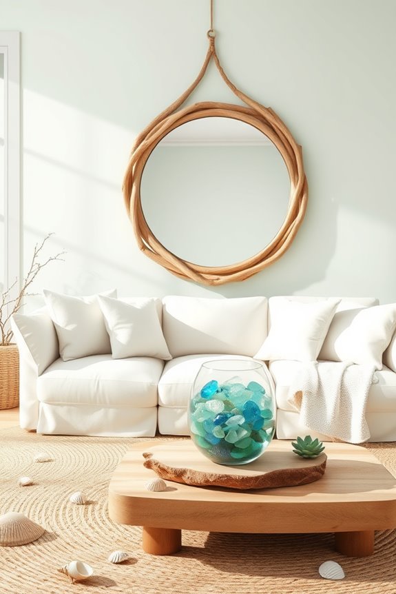 ocean inspired summer mirrors