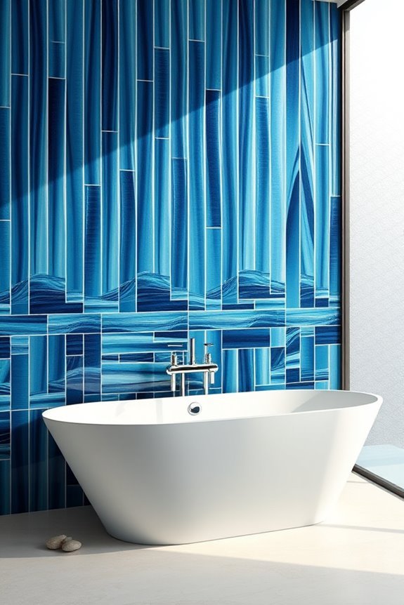 ocean inspired tile transformation