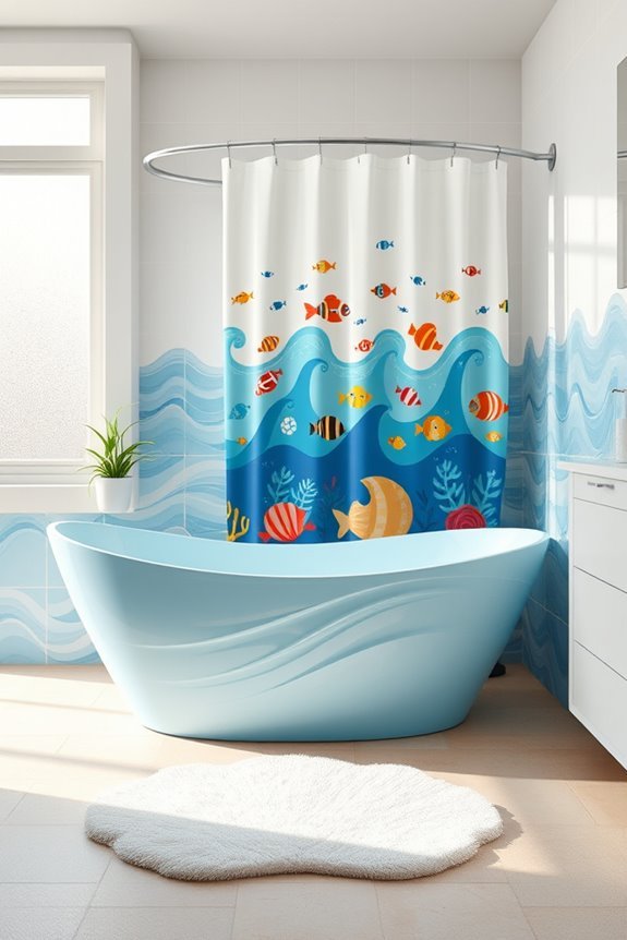 ocean themed bathroom decor