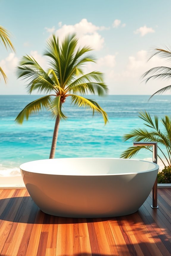 oceanfront bathtub serenity escape