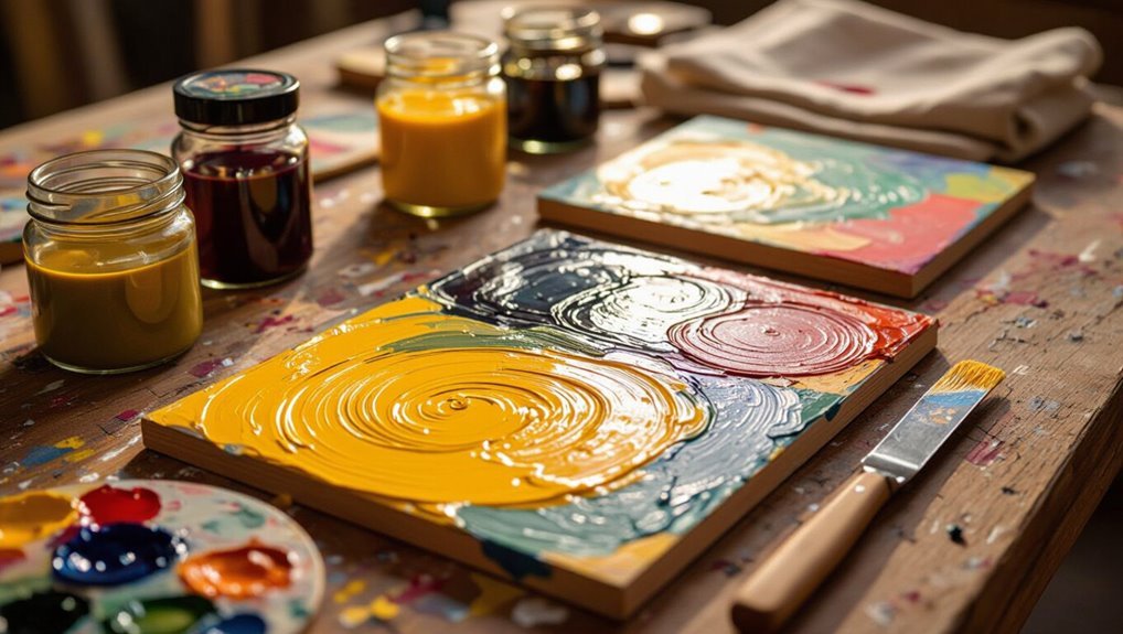 oil paint drying times