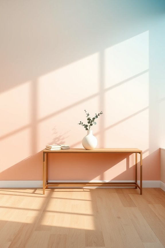 ombre accent wall techniques