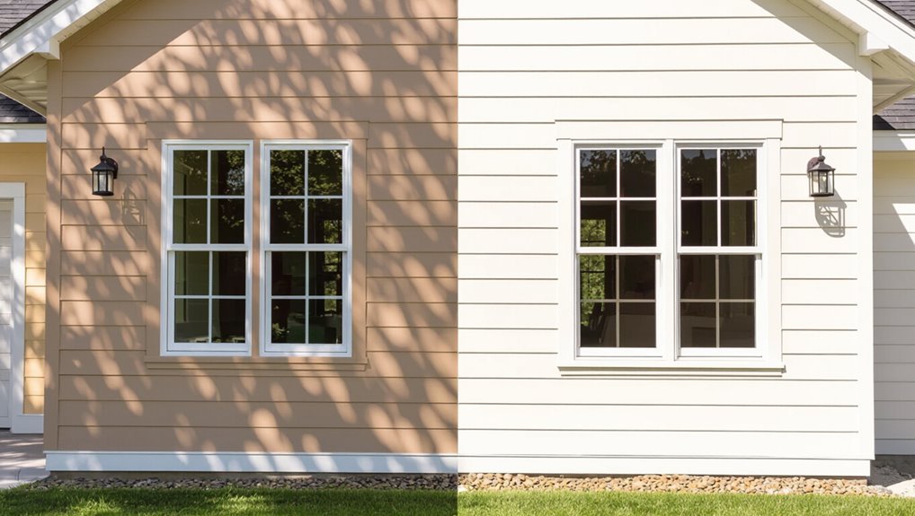 opaque paint vs textured stain