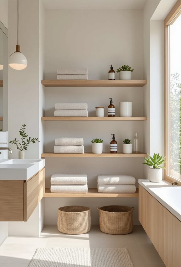 open cantilevered bauhaus cubbies