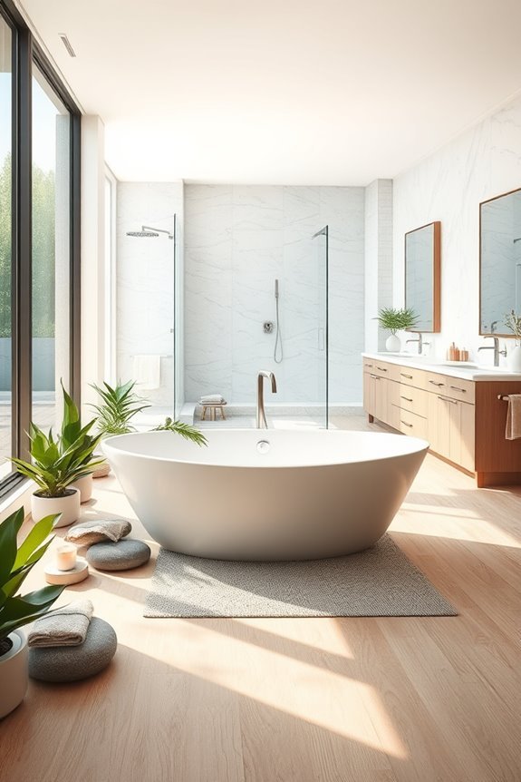open concept bathroom design benefits