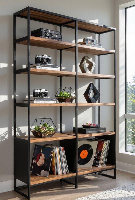open display curated collectible showcase