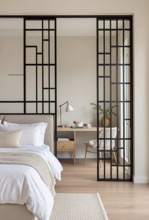 open frame breathable room dividers
