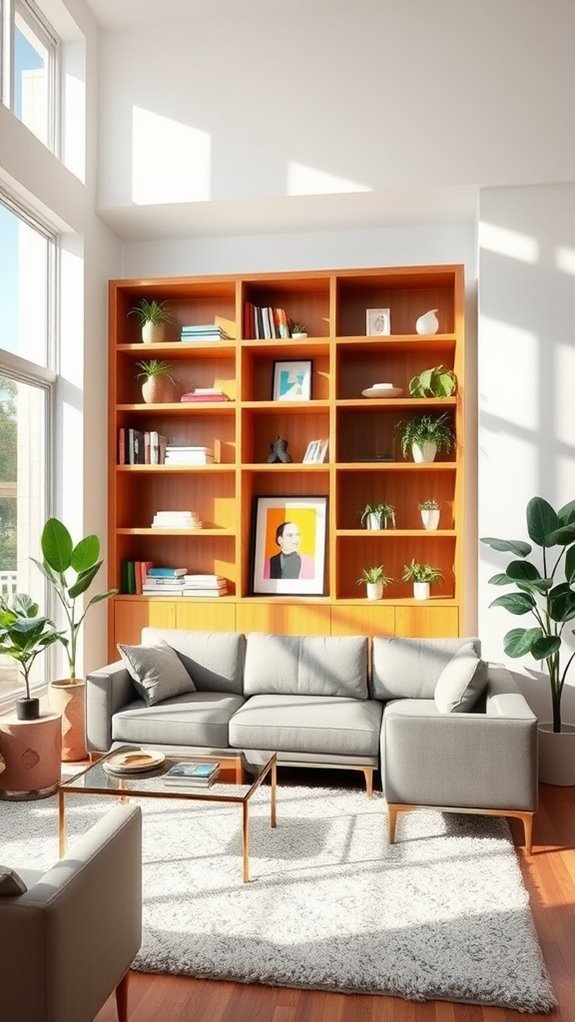 open shelving design benefits