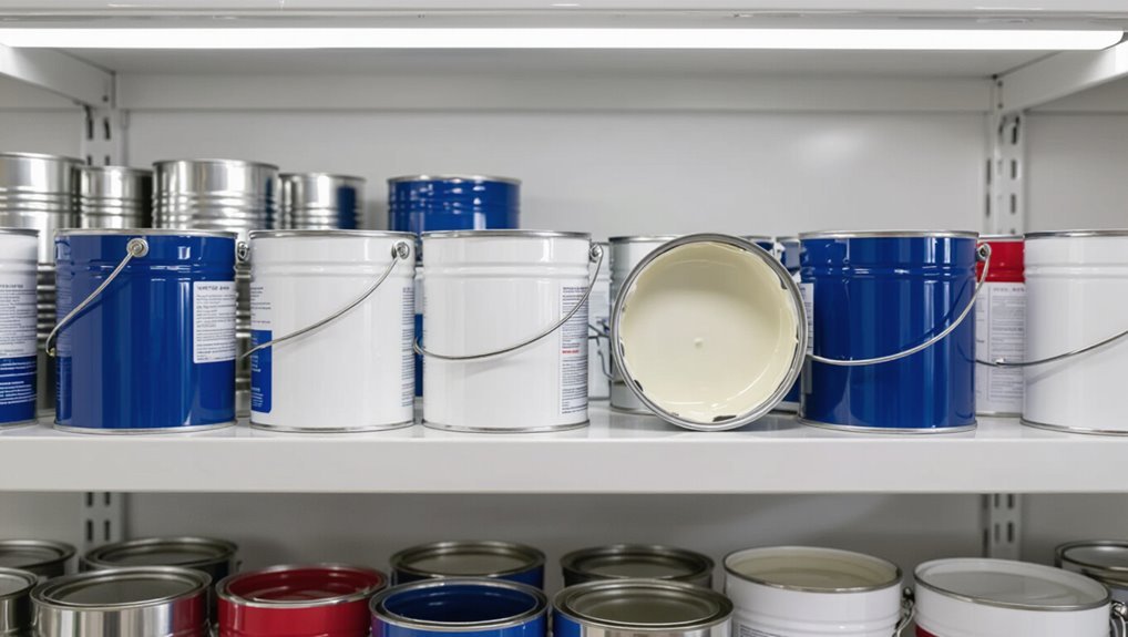 opened vs unopened paint