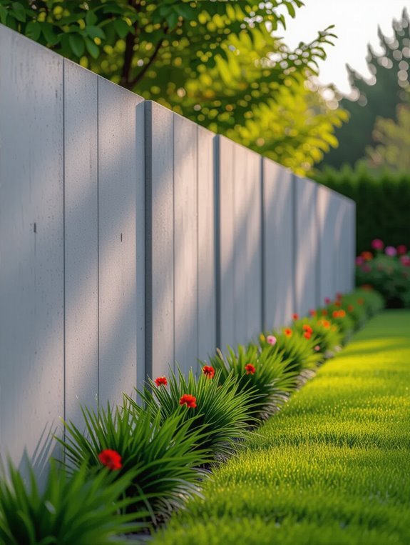 optimal concrete fence height