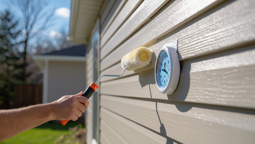 optimal painting temperature range