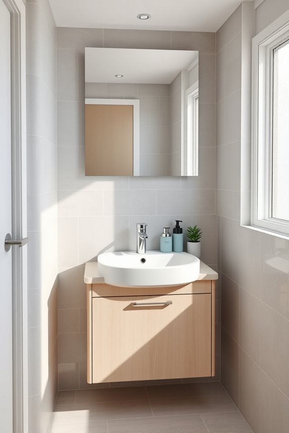 optimize small bathroom layout