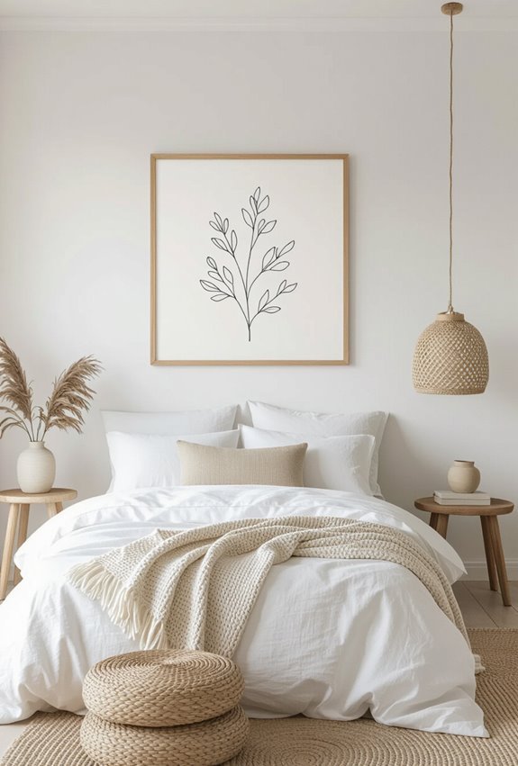 organic inspired minimalist botanical art