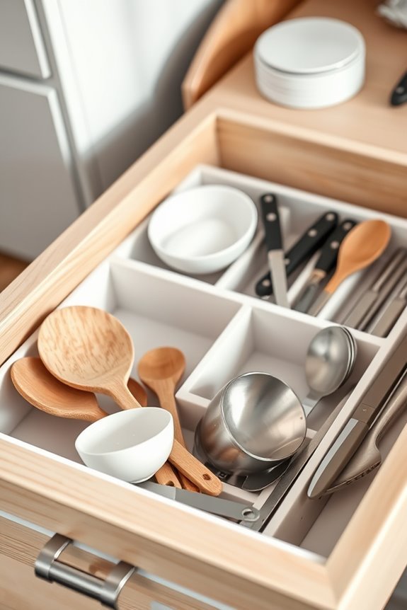 organize kitchen drawers efficiently