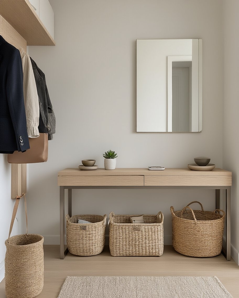 organized entryway storage solutions