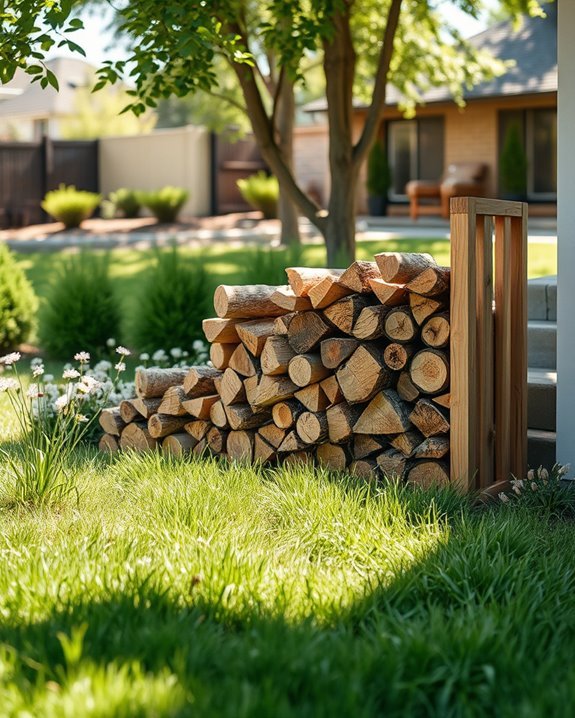 organized firewood storage solutions