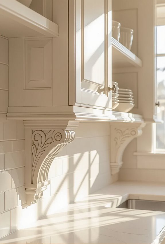 ornamental corbels for cabinets