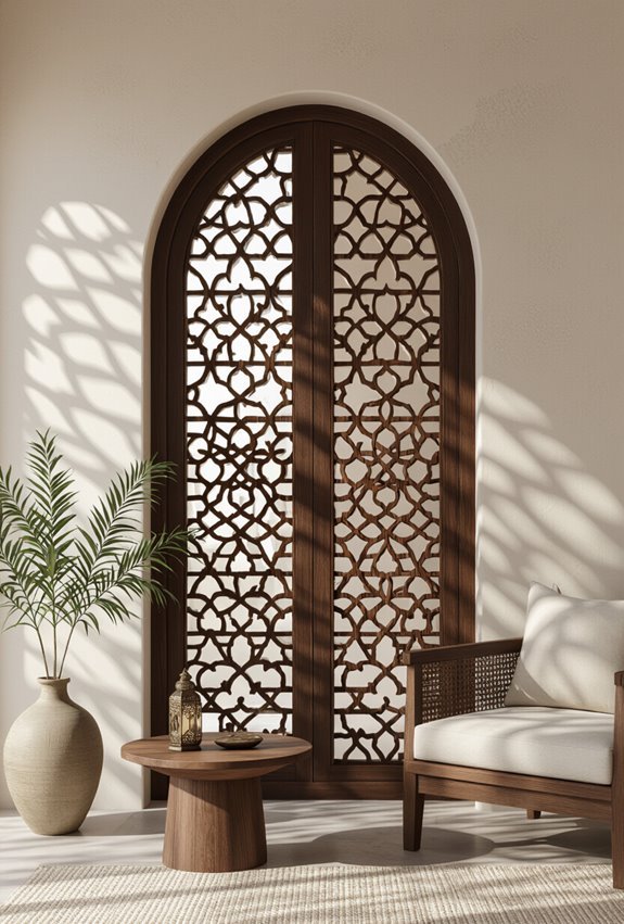 ornamental privacy with ventilation