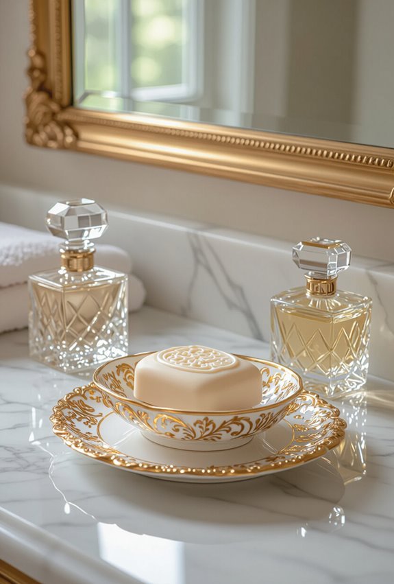 ornate baroque bathroom accessories