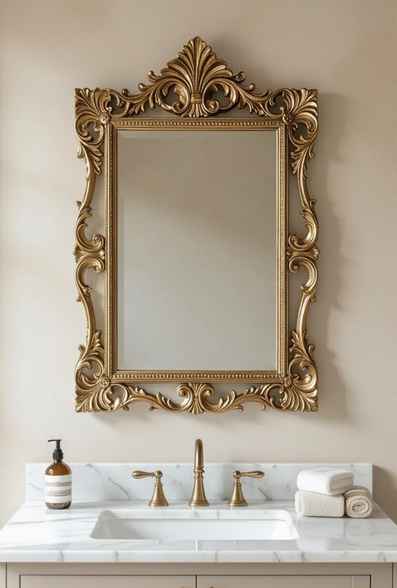 ornate victorian giltwork frames