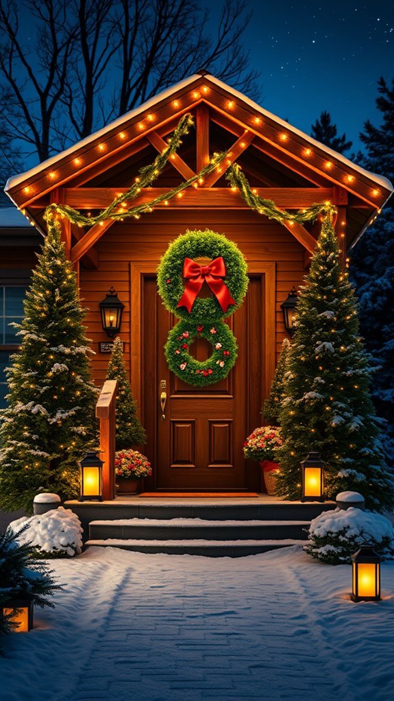outdoor christmas string lights