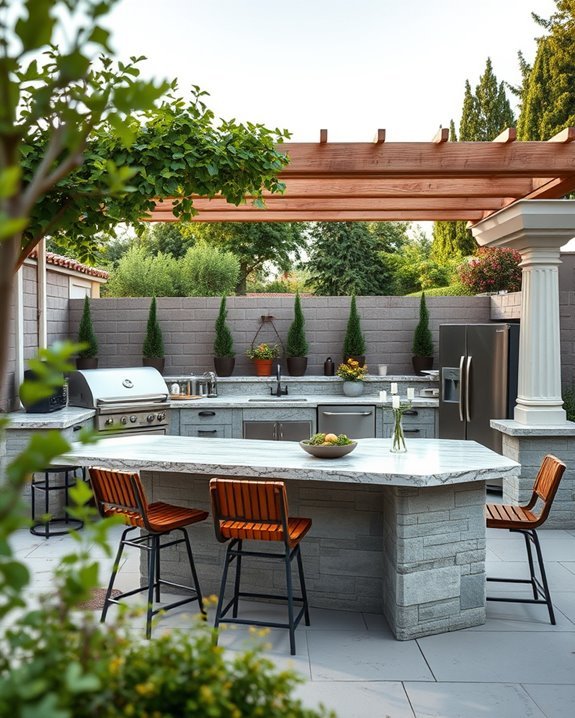 outdoor cooking efficiency design