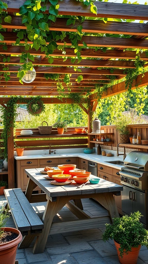 outdoor farmhouse dining experience