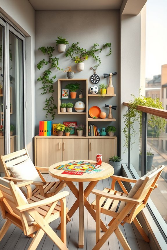 outdoor fun on balconies