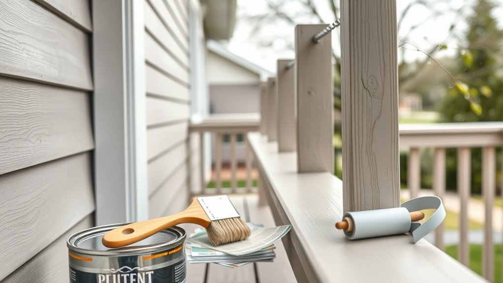 outdoor painting and weather protection