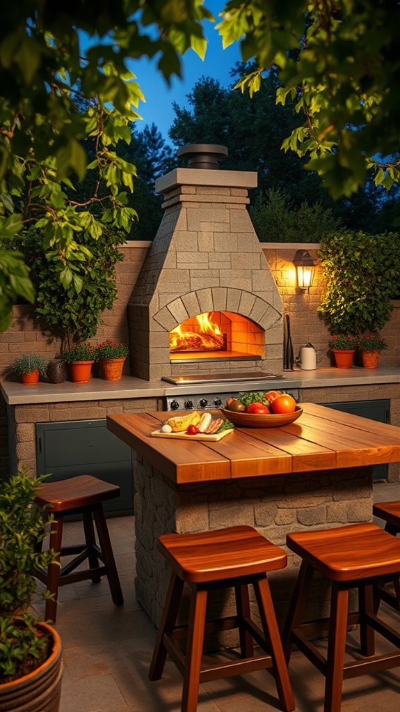 outdoor pizza night experience