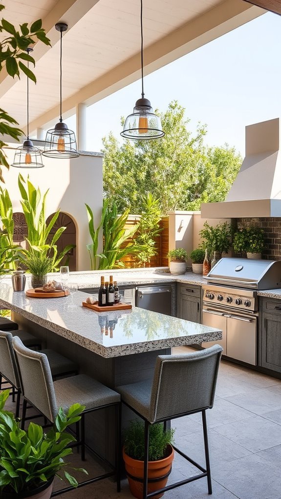 outdoor social dining experience