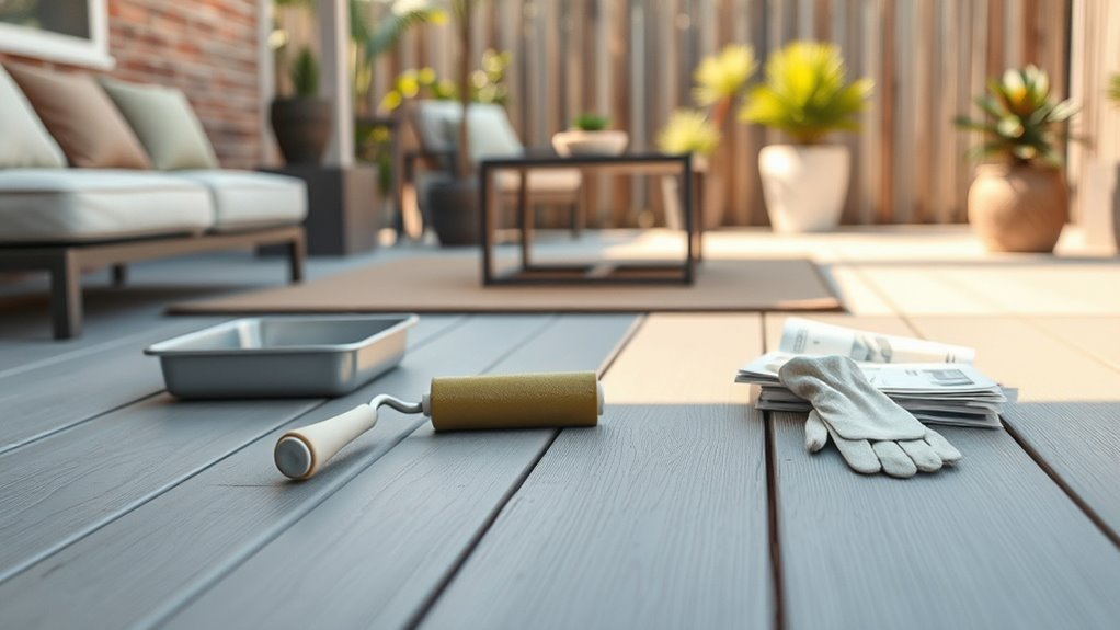 outdoor surface painting timing