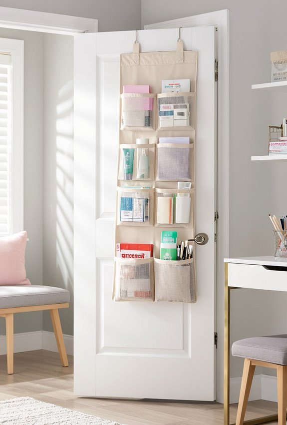 over the door organizer storage