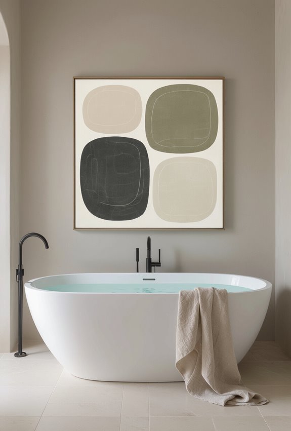 oversized abstract focal statement