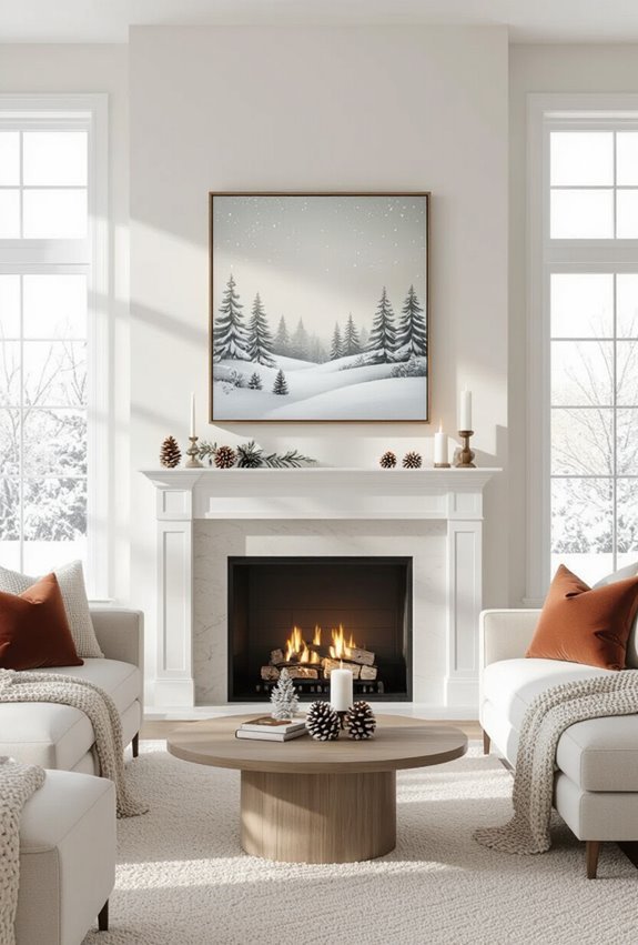 oversized festive typographic art