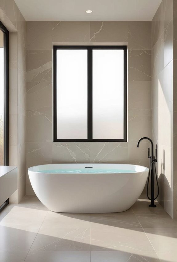 oversized fixtures large tiles