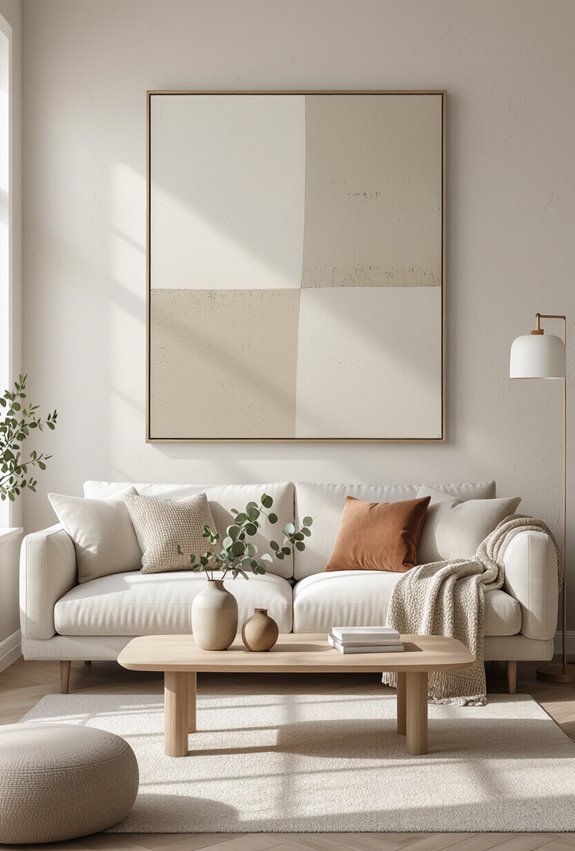oversized focal art piece