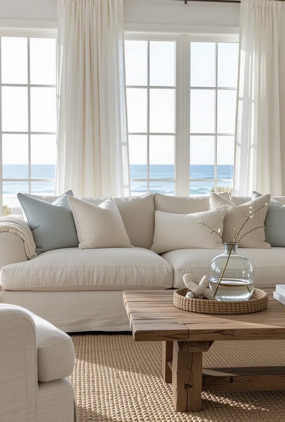 oversized low profile plush sofas