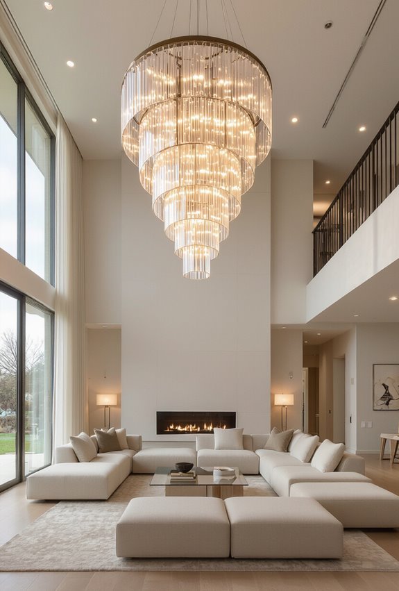 oversized pendants and sconces