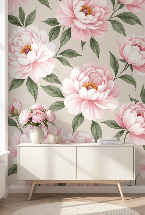 oversized peony botanical elegance